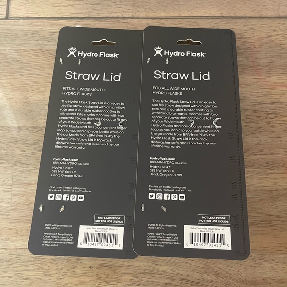 Pack of 2- Hydro flask straw lid - Picture 2 of 6